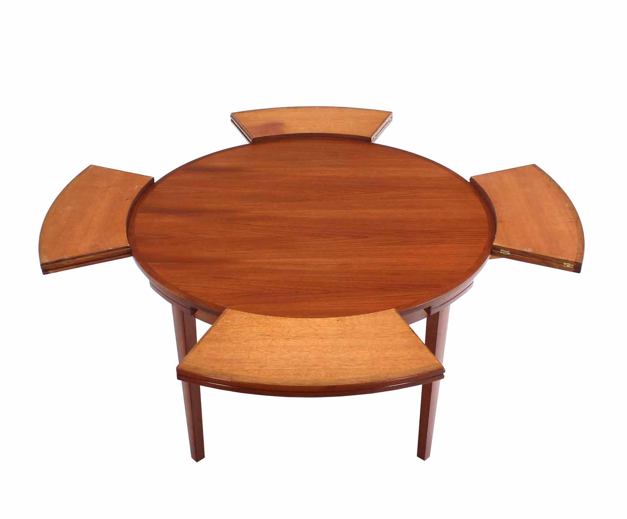 modern expandable round dining table
