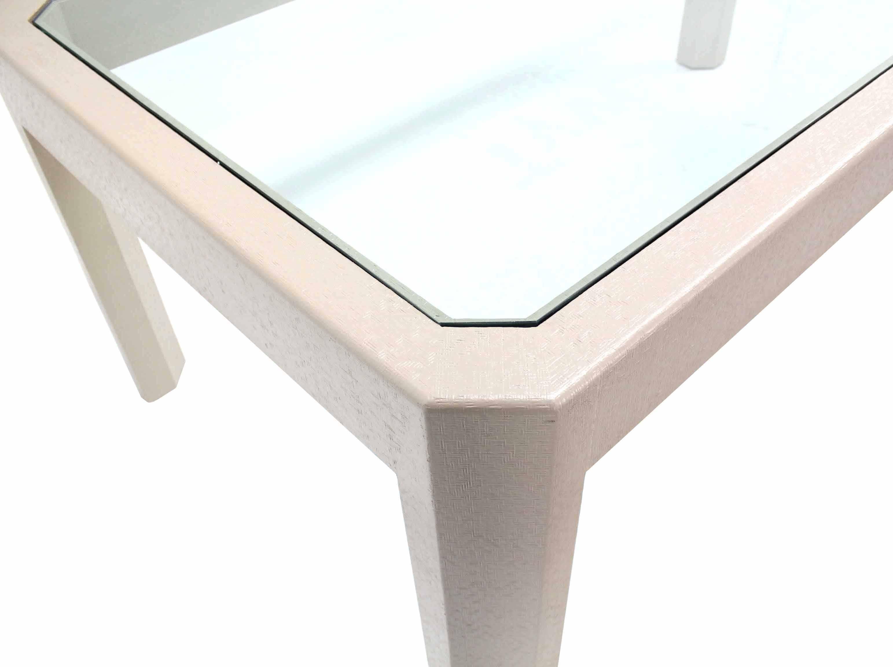 white lacquer rectangular dining table