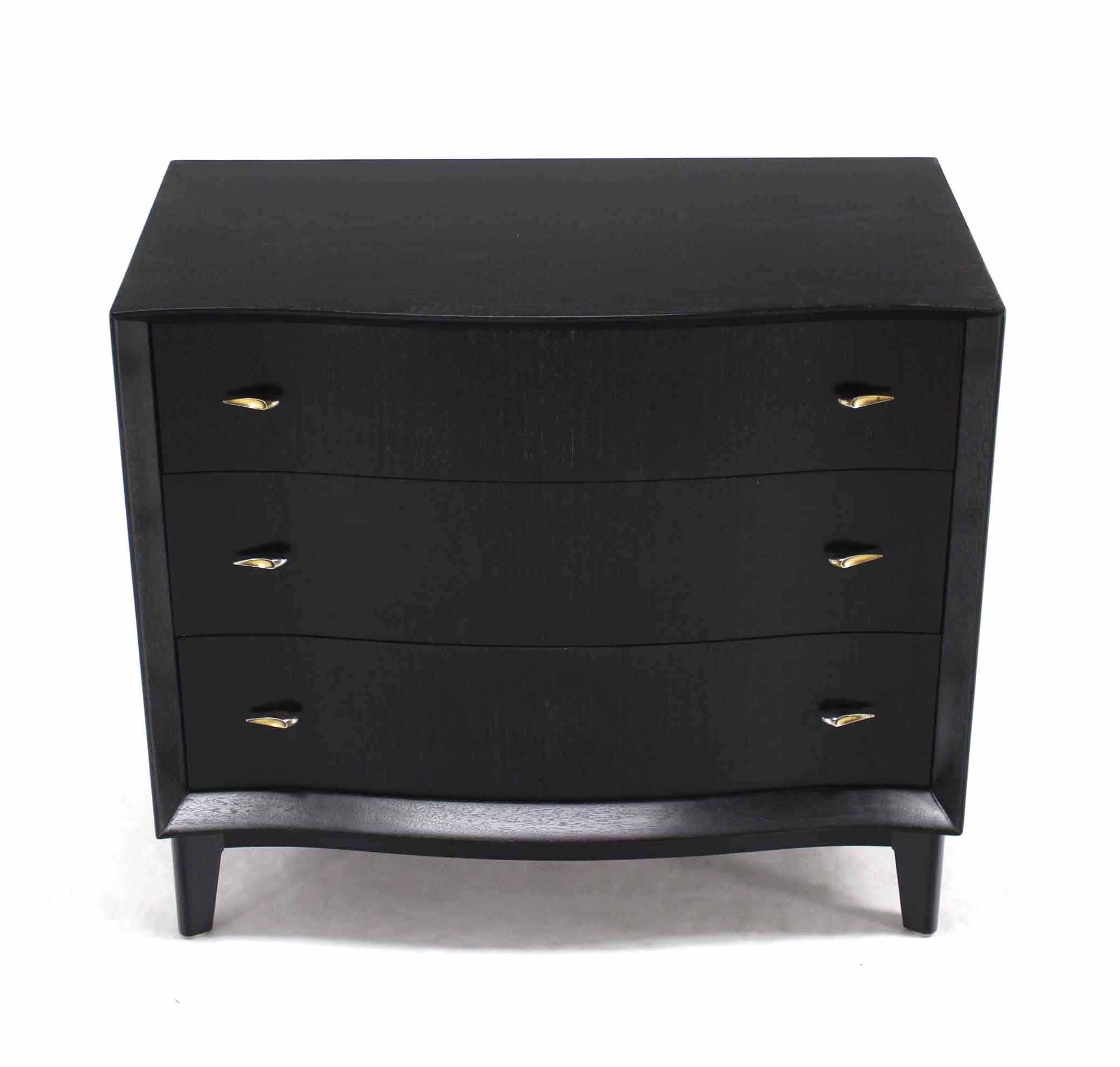 Very nice curved serpentine front dresser bachelor chest.