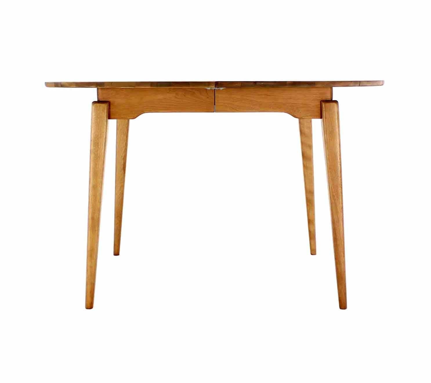 American Round Birch Dining Table with Three Leaves