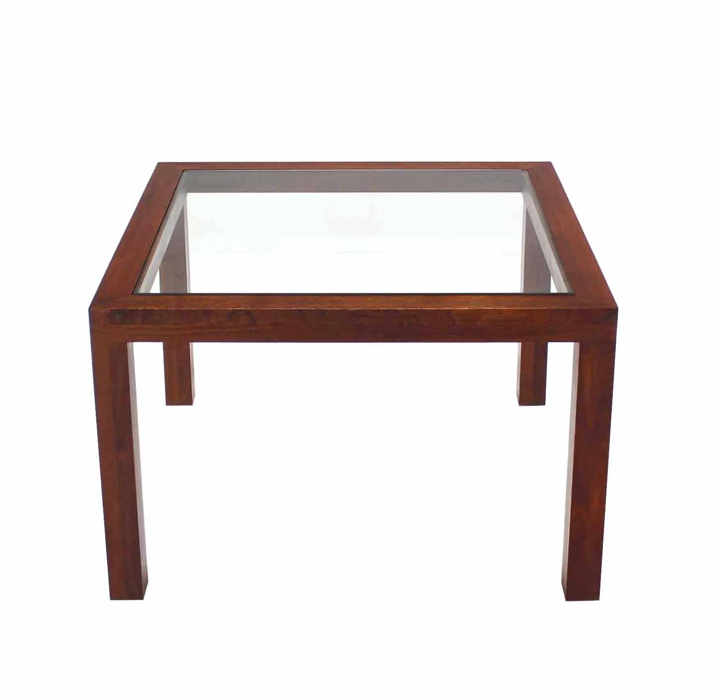 square table with glass top