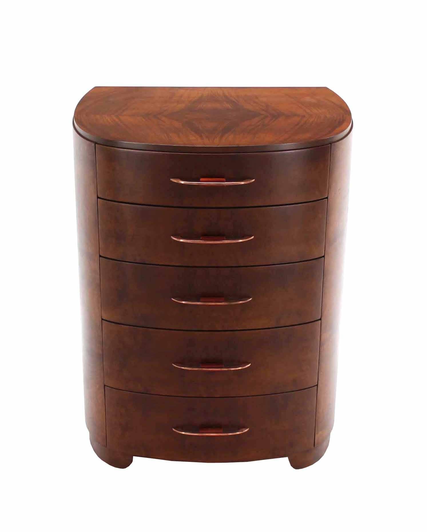 rounded chest of drawers