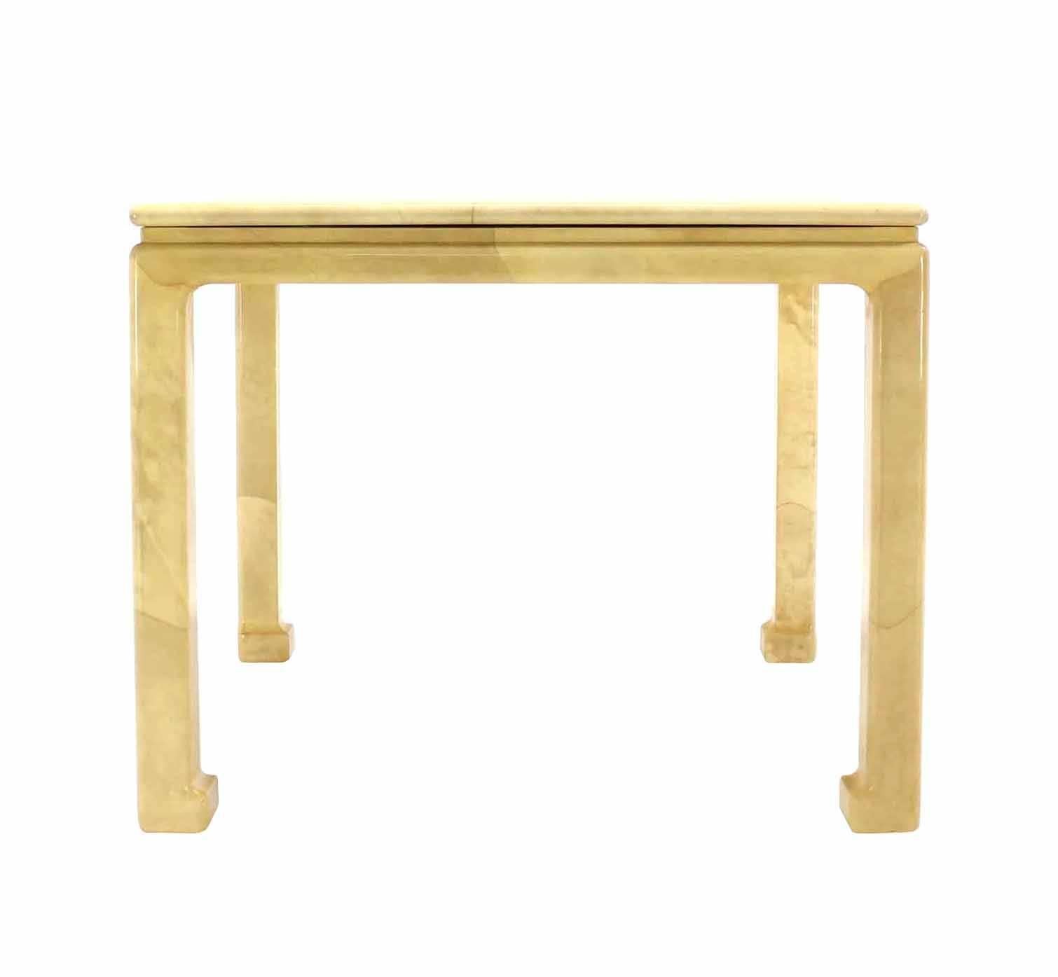 Lacquered Goatskin or Parchment Game Table 1