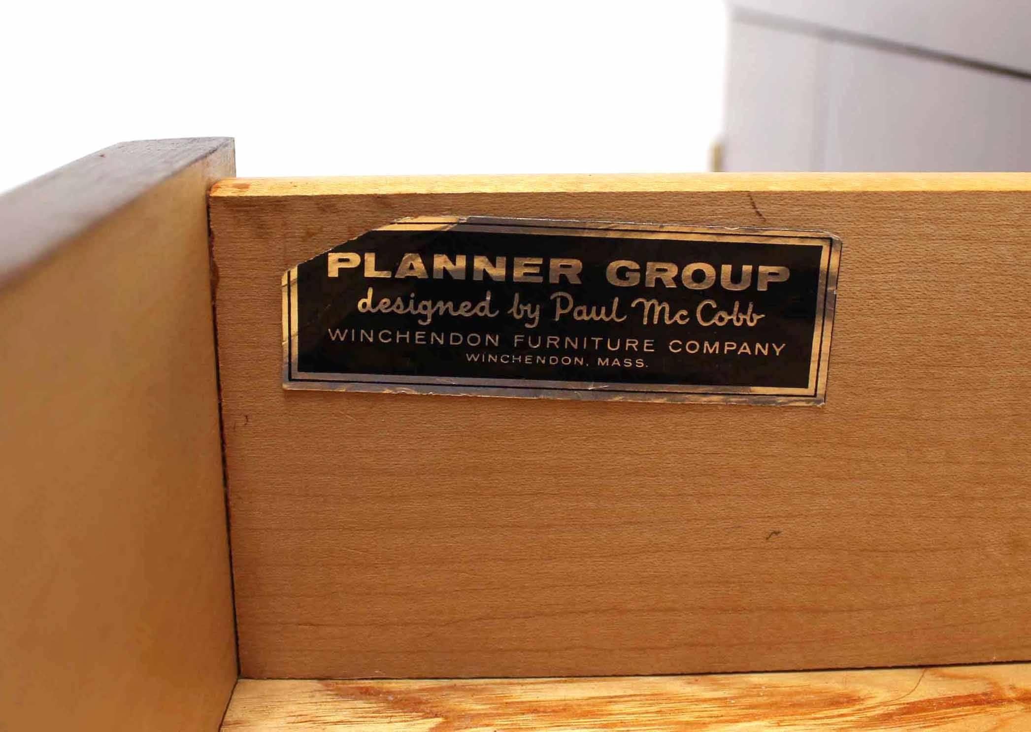 American Extra Long Mid Century Modern Planner Group Paul McCobb Dresser 20 Drawers