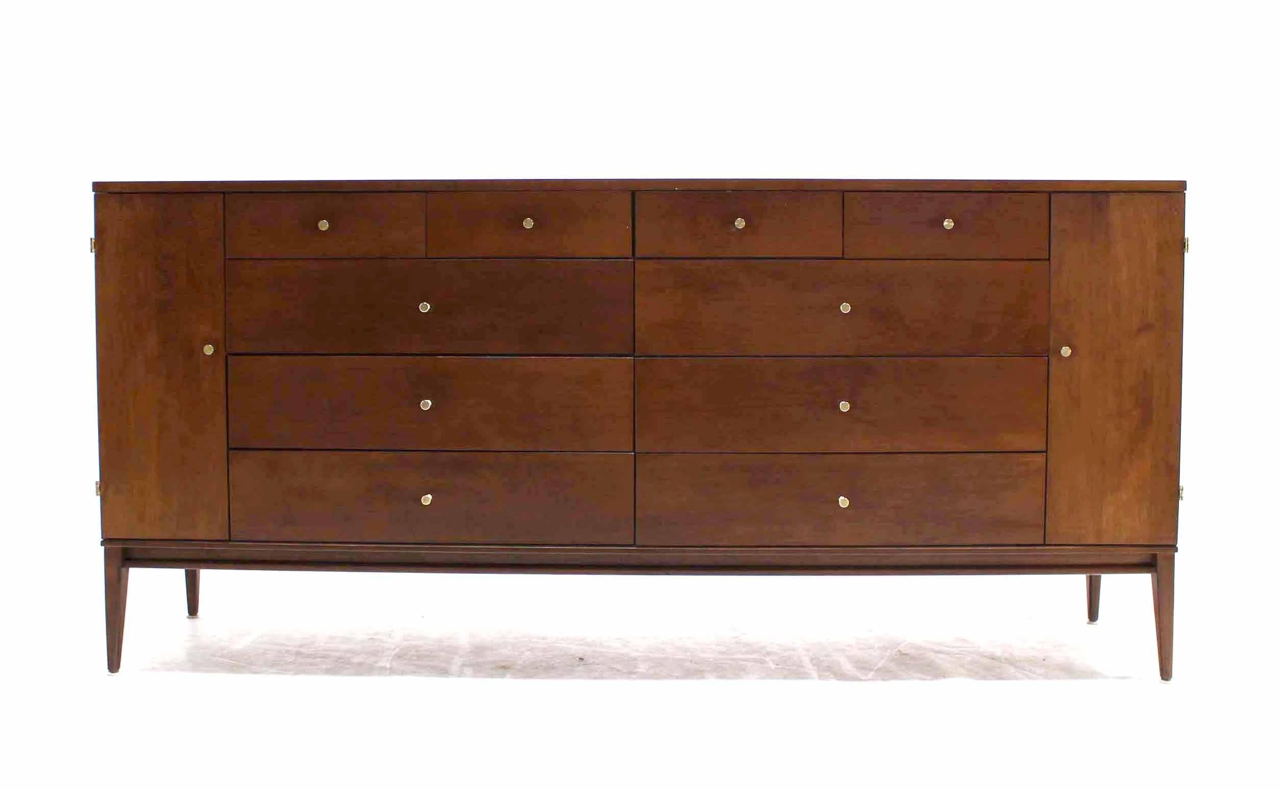 20th Century Extra Long Mid Century Modern Planner Group Paul McCobb Dresser 20 Drawers