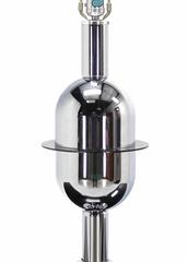 Midcentury Chrome Bullet Shape Table Lamp
