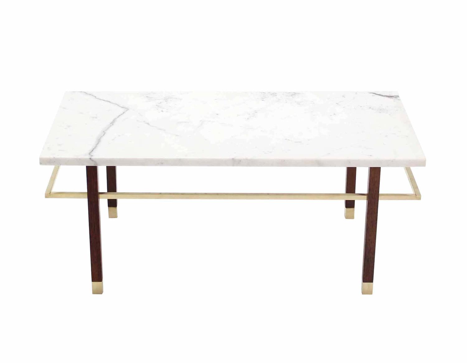 Harvey Probber MarbleTop Rectangular Coffee Table For Sale at 1stdibs
