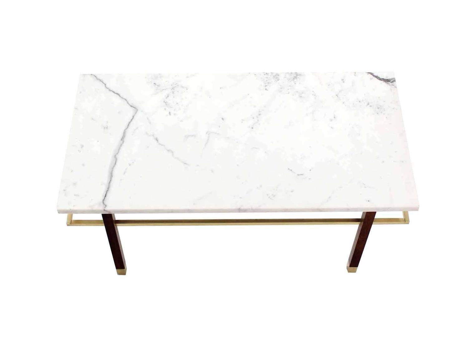 Harvey Probber MarbleTop Rectangular Coffee Table For Sale at 1stdibs