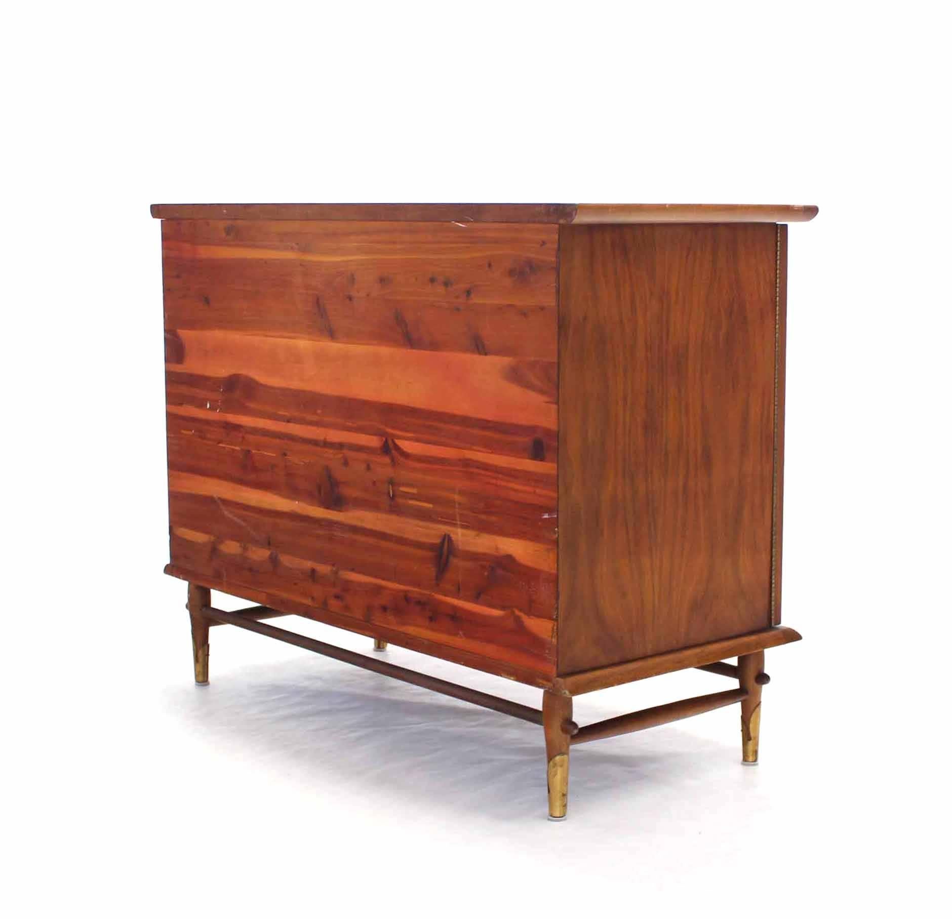 Mid Century Modern Cedar Lined Bachelor Chest Dresser 1