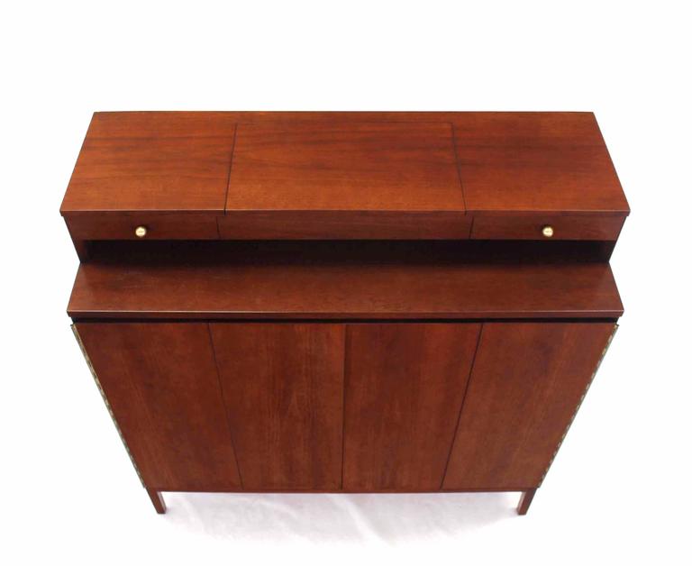 Paul McCobb for Calvin MidCentury Modern High Chest w/ Flip Mirror