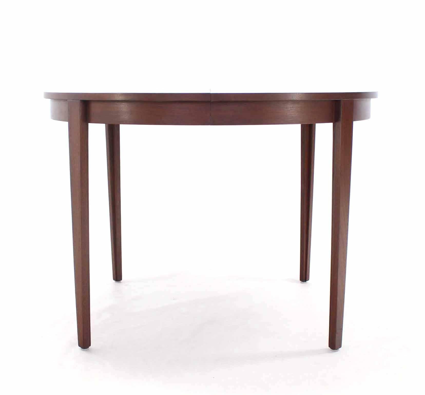 American Round Dunbar Dining Conference Table  Four Extension Leaves