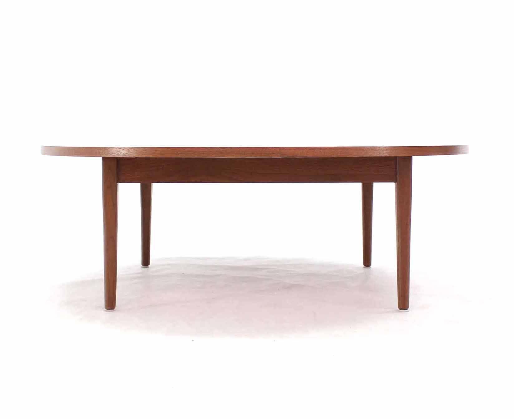 American Walnut Coffee Table with Accents Pattern in the Center