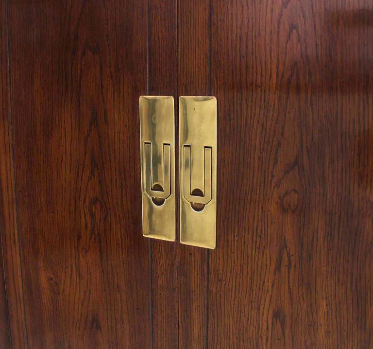 Pair of Henredon Storage with Brass Hardware at 1stDibs