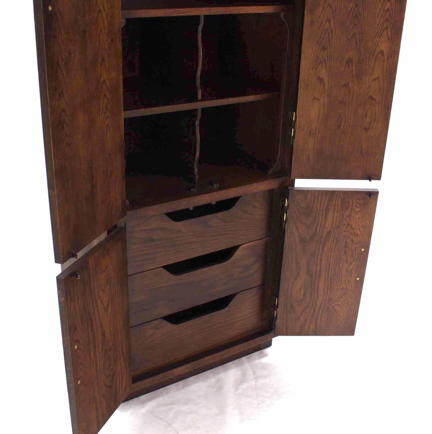 Pair of Henredon Storage with Brass Hardware at 1stdibs