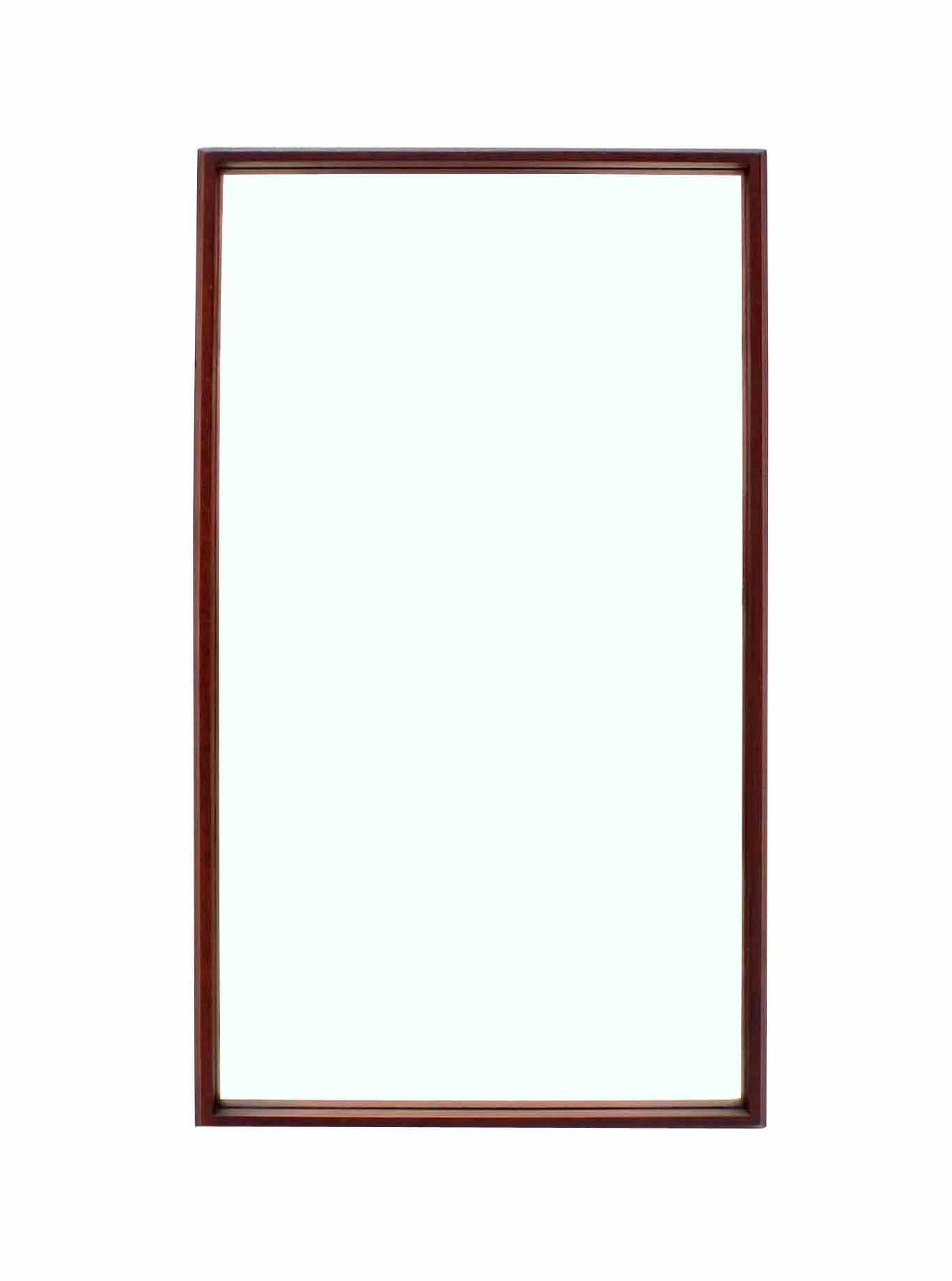 mirror with thick frame