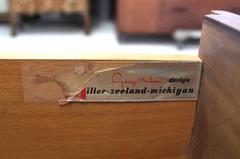 George Nelson Mid-Century Modern Four-Drawer Bachelor Chest, Dresser