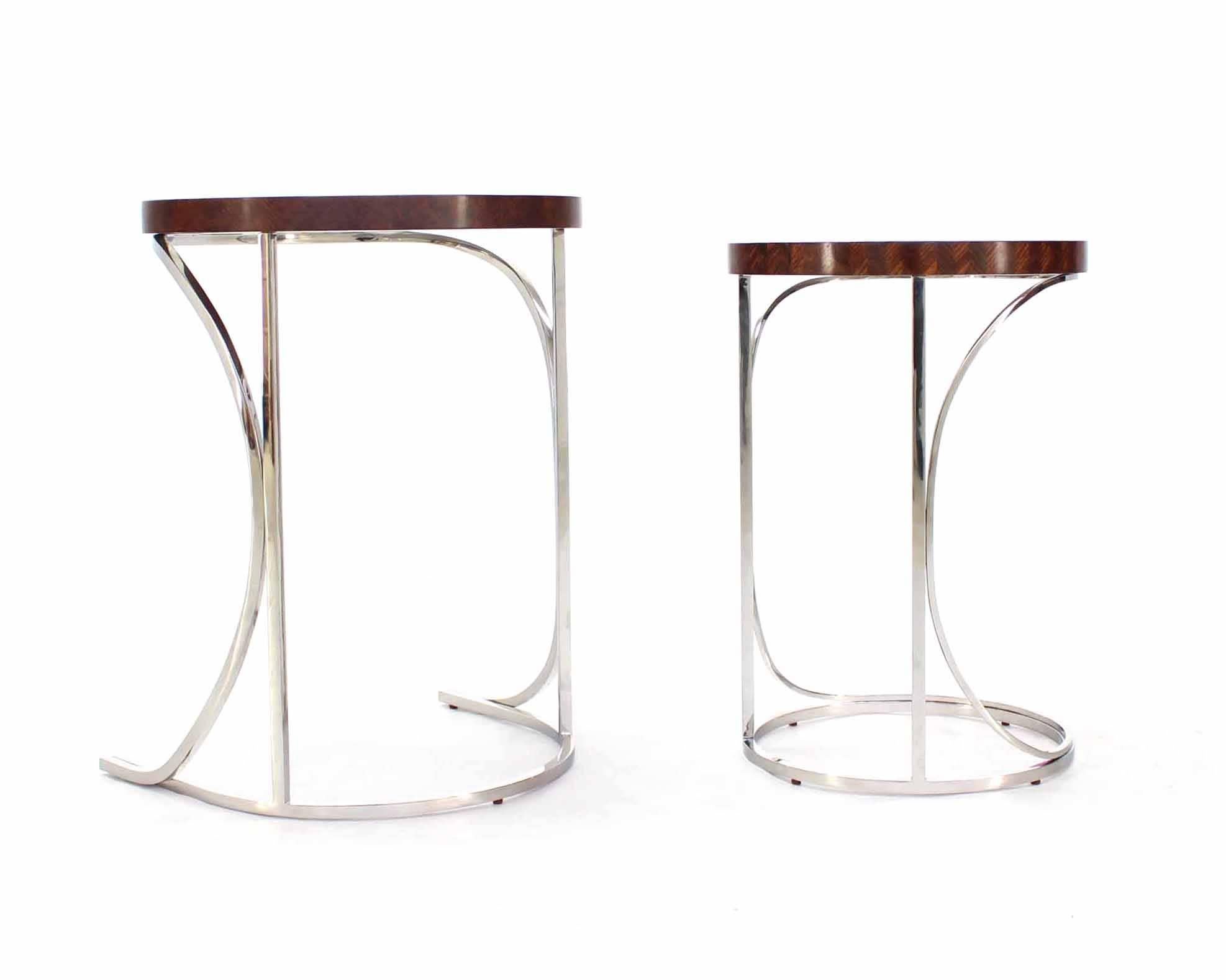 Set of Two Round Nesting Tables 2