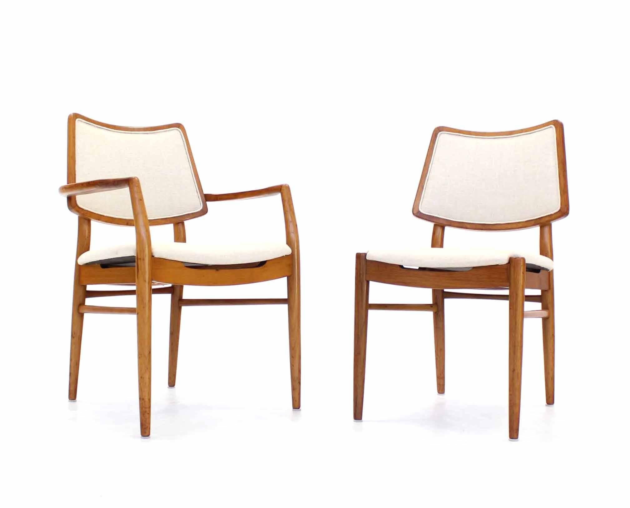 Mid-Century Modern Set of Six Rare Early Erno Fabri Dining Chairs