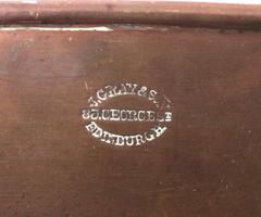 Large Oval, Hammered Copper Serving Dish or Tray