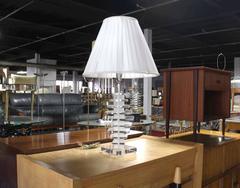 Mid-Century Modern Lucite Table Lamp