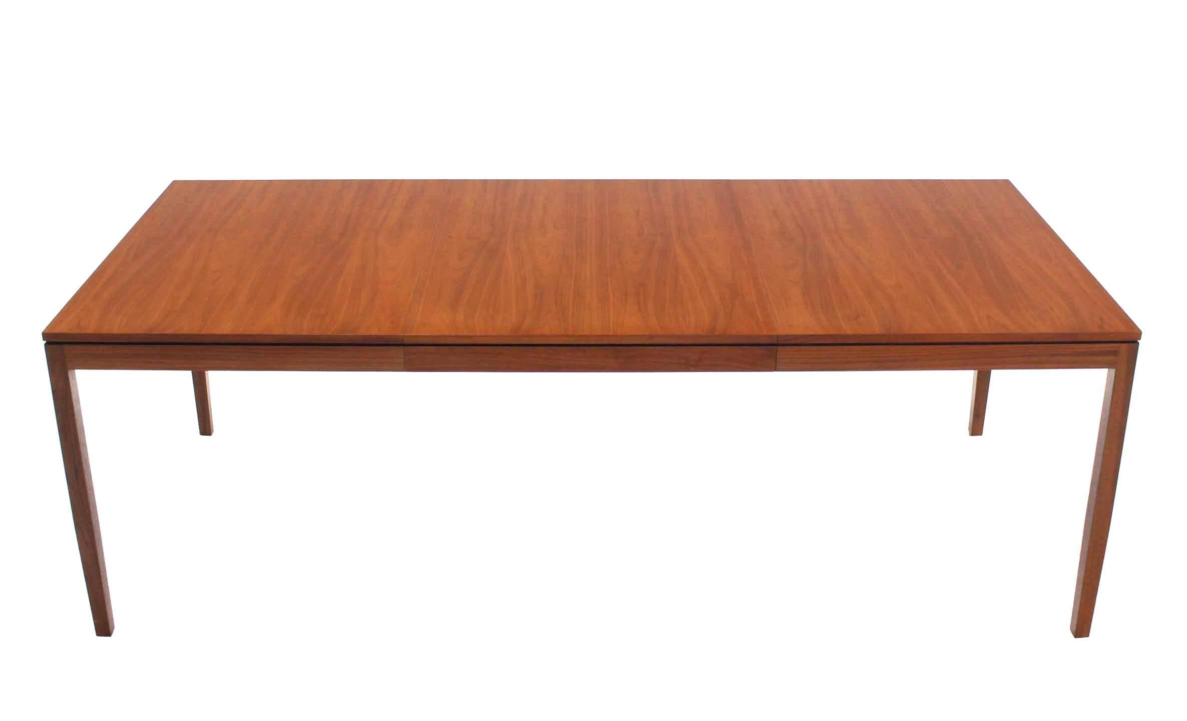Mid-Century Modern Outstanding Quality Walnut Dining Room Table by Knoll