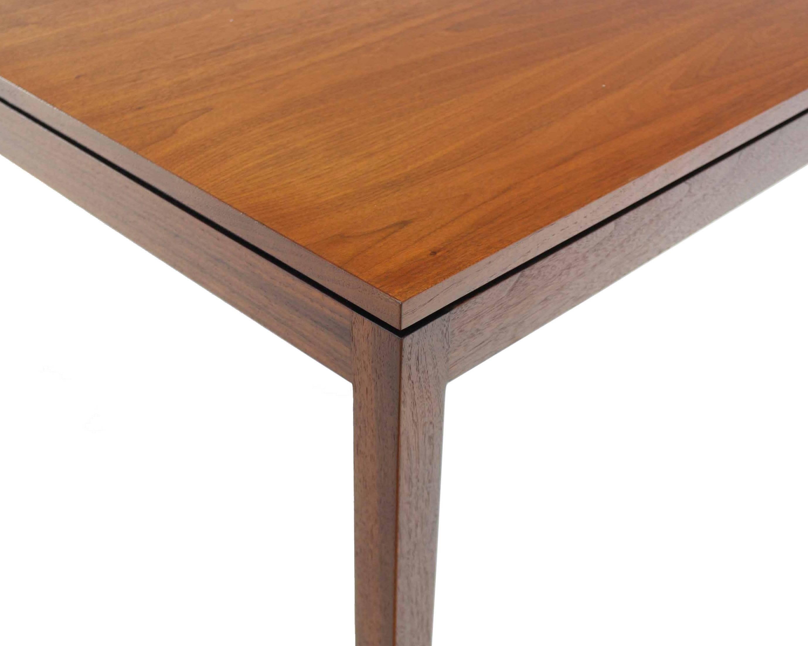 Outstanding Quality Walnut Dining Room Table by Knoll 2
