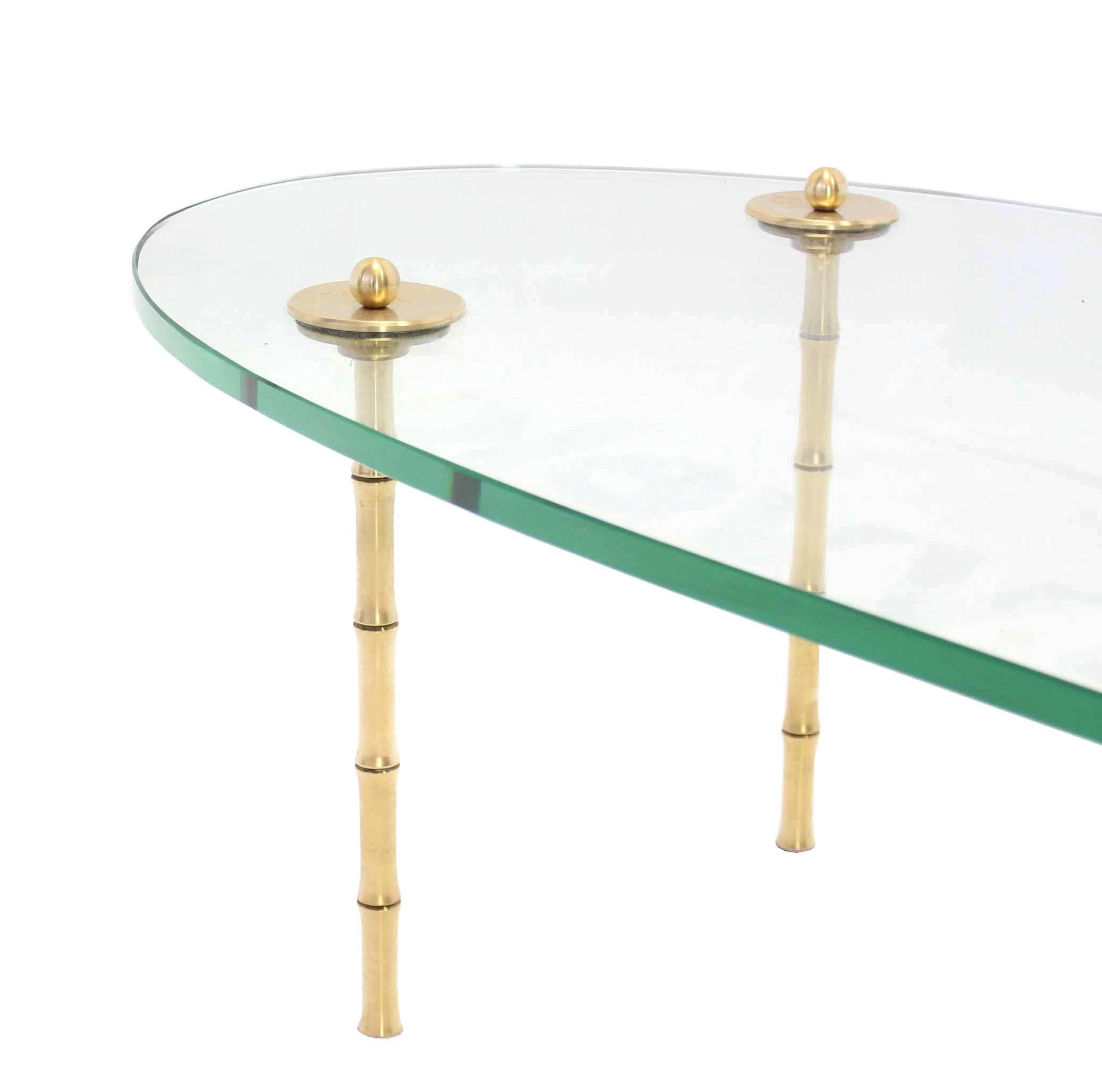 bamboo glass coffee table