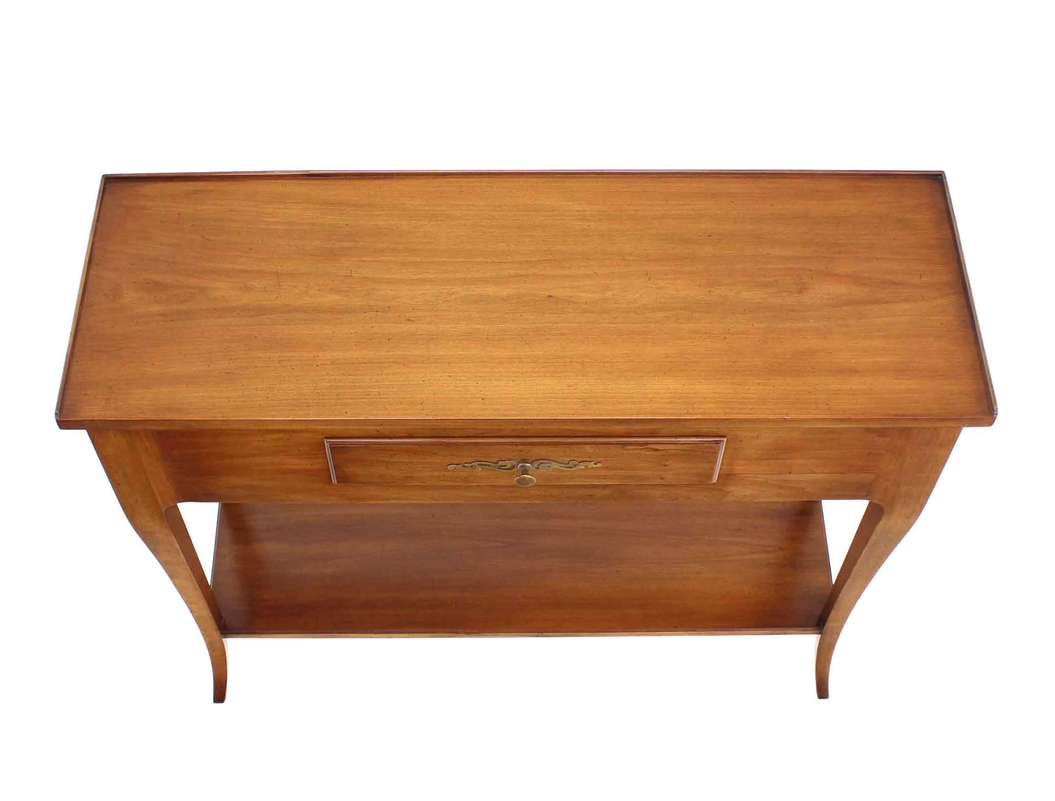 John Widdicomb One-Drawer Console Table In Excellent Condition In Rockaway, NJ