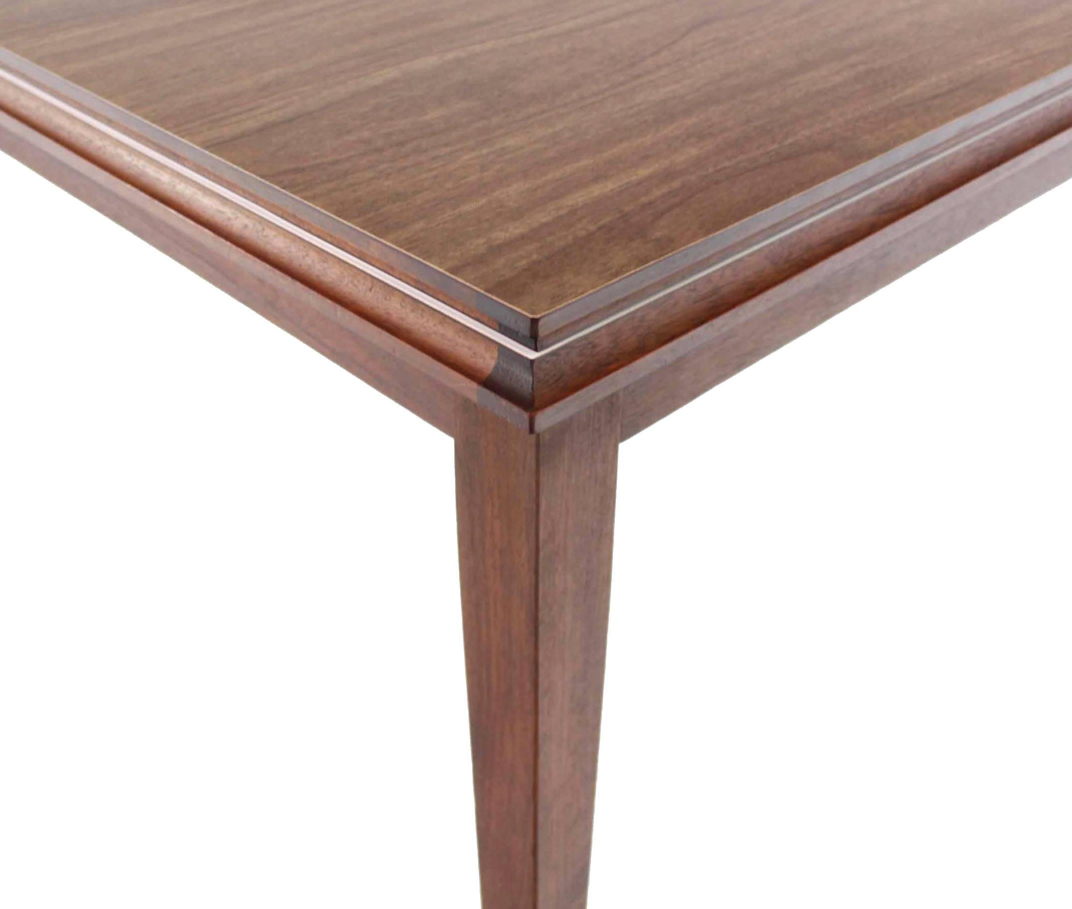 Mid-Century Modern Square Flip Top Game Dining Table