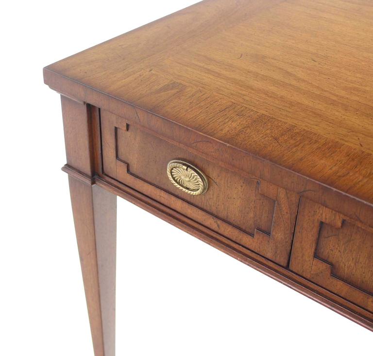 John Stuart Walnut Petite Desk at 1stDibs