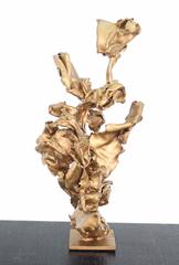 Twisted Metal Flakes Abstract Sculpture