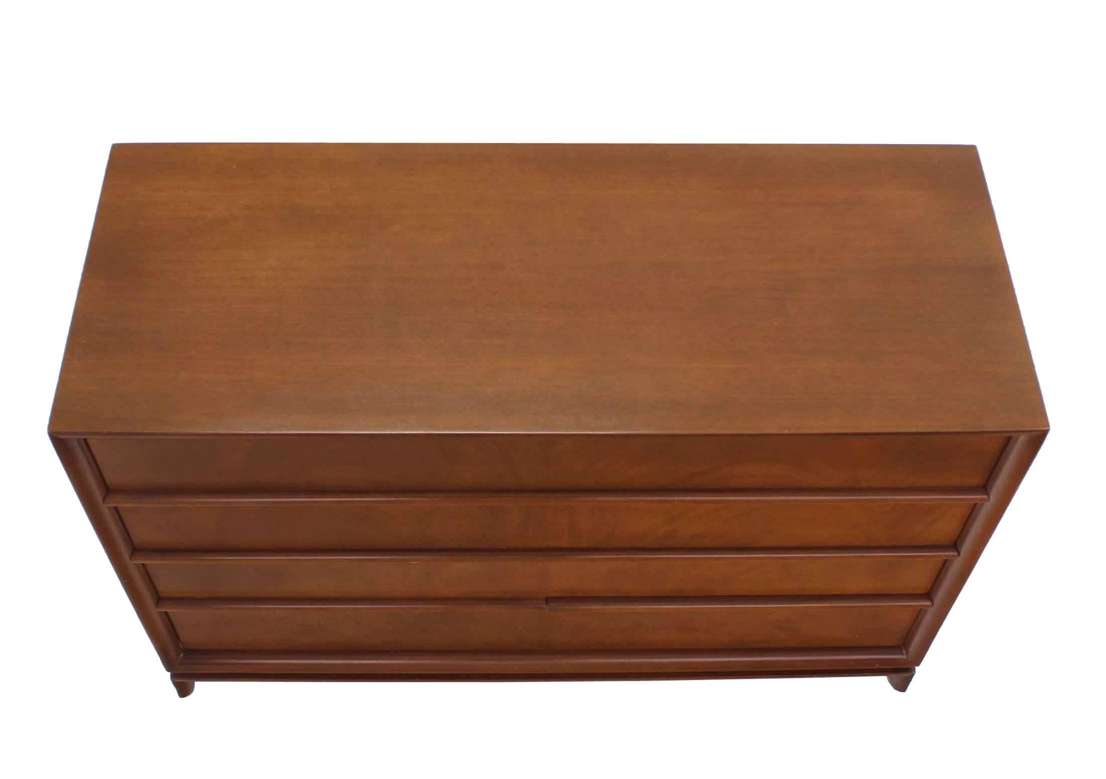 American Mid-Century Modern Four-Drawer Chest Dresser