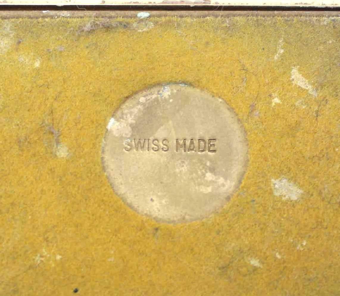 Heavy Solid Bronze Swiss Made Shaving Mirror 1