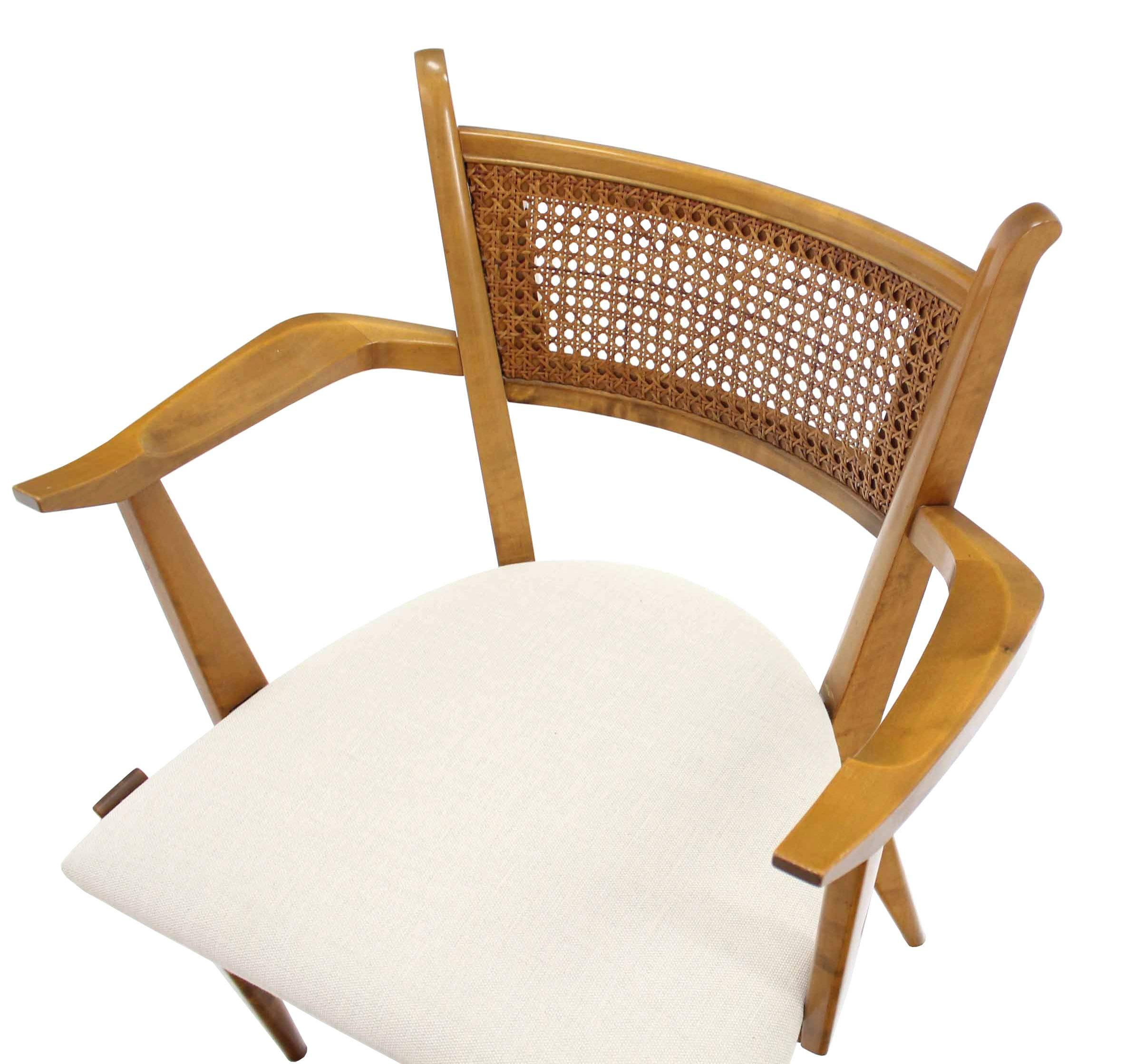 American Set of Six Mid-Century Swedish Modern Dining Chairs by Edmund Spence For Sale
