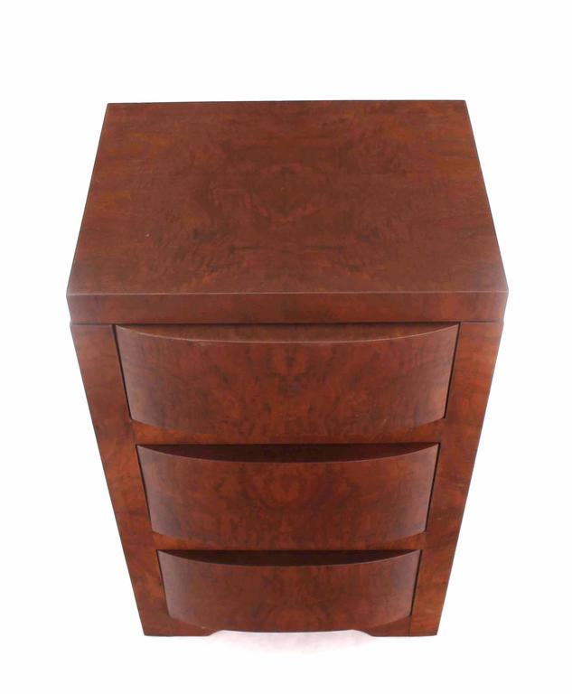 ThreeDrawer Art Deco End Table or Nightstand For Sale at 1stDibs art