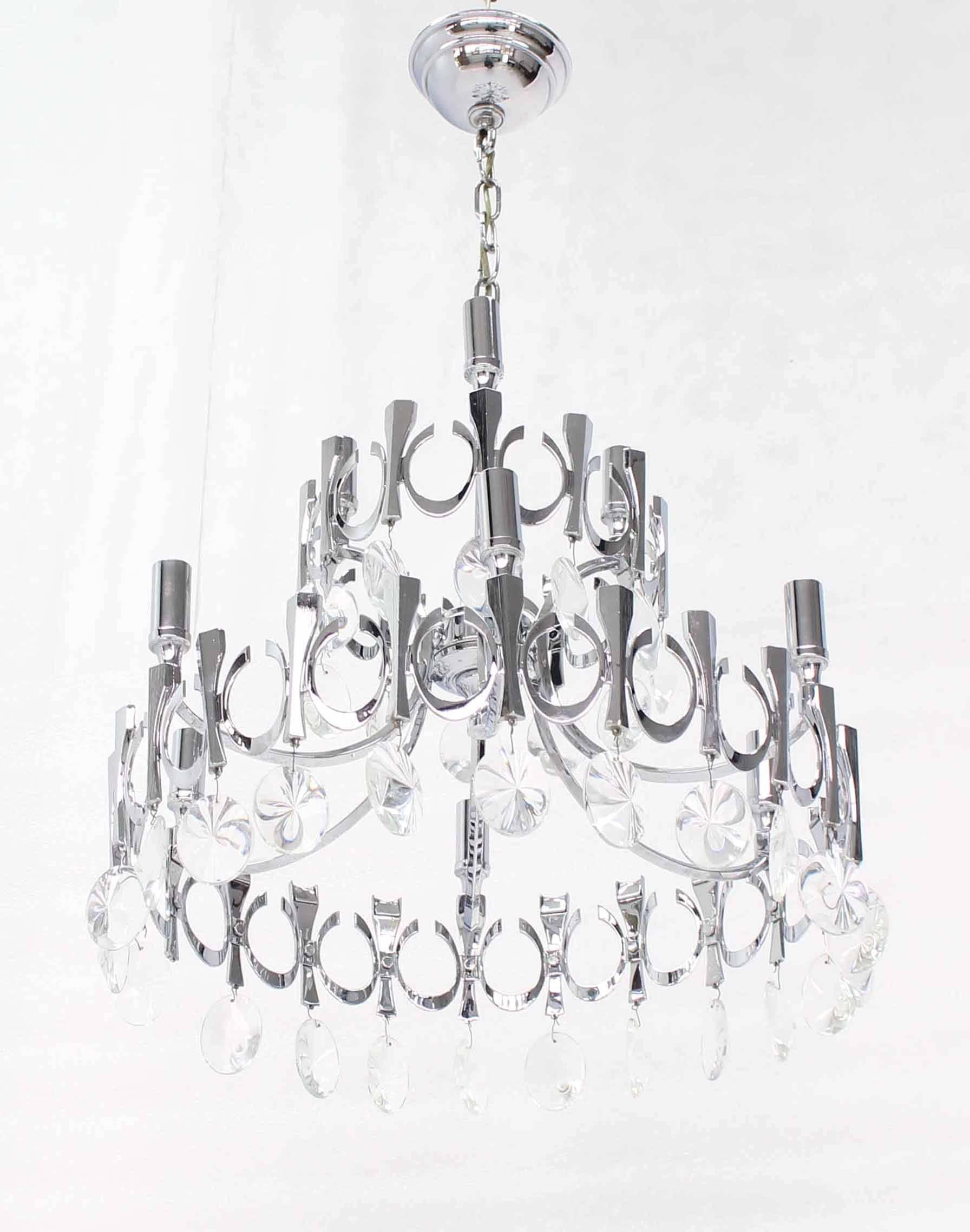 Mid-Century Modern Light Fixture Chandelier For Sale 2