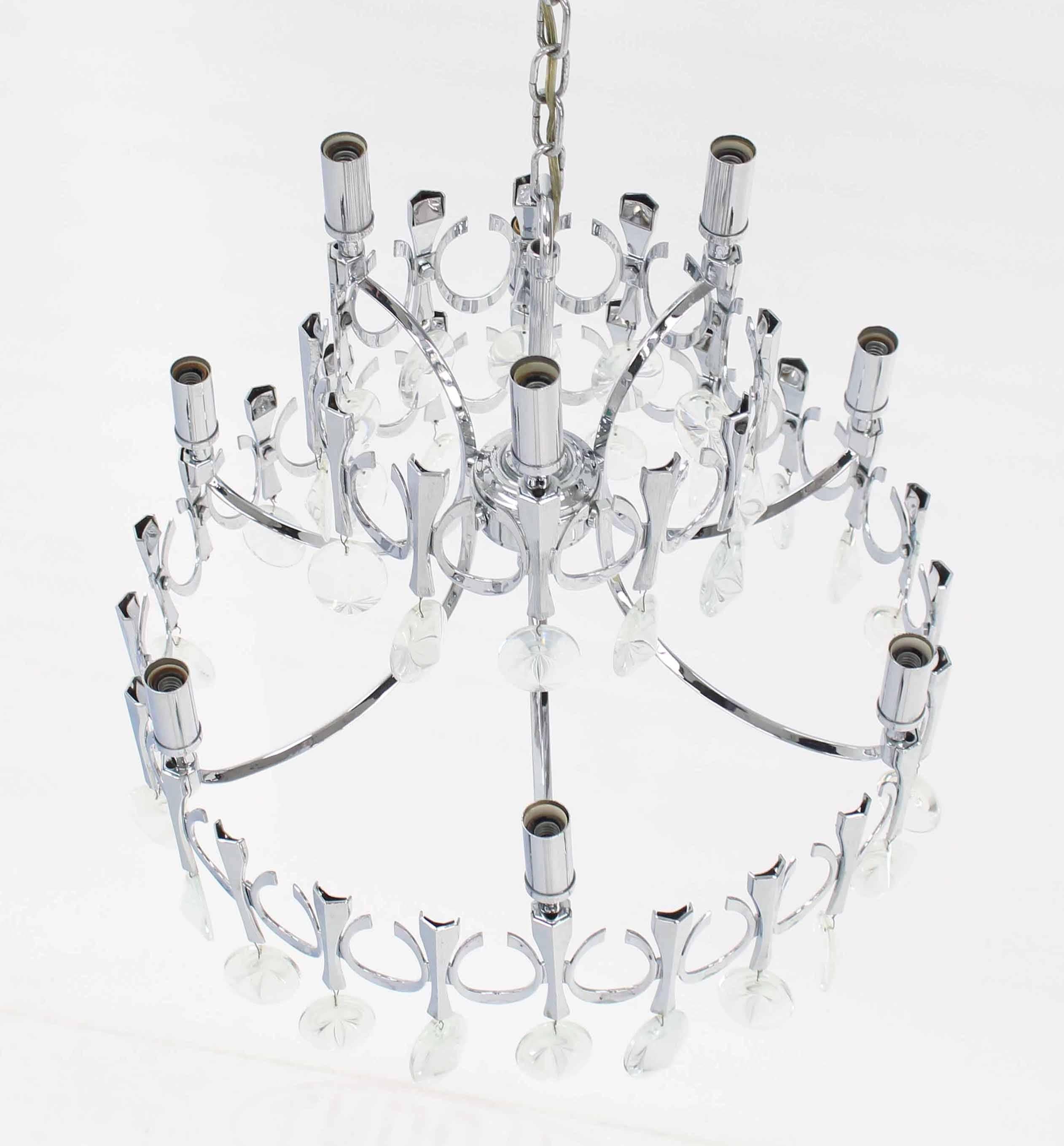 Mid-Century Modern Light Fixture Chandelier For Sale 3