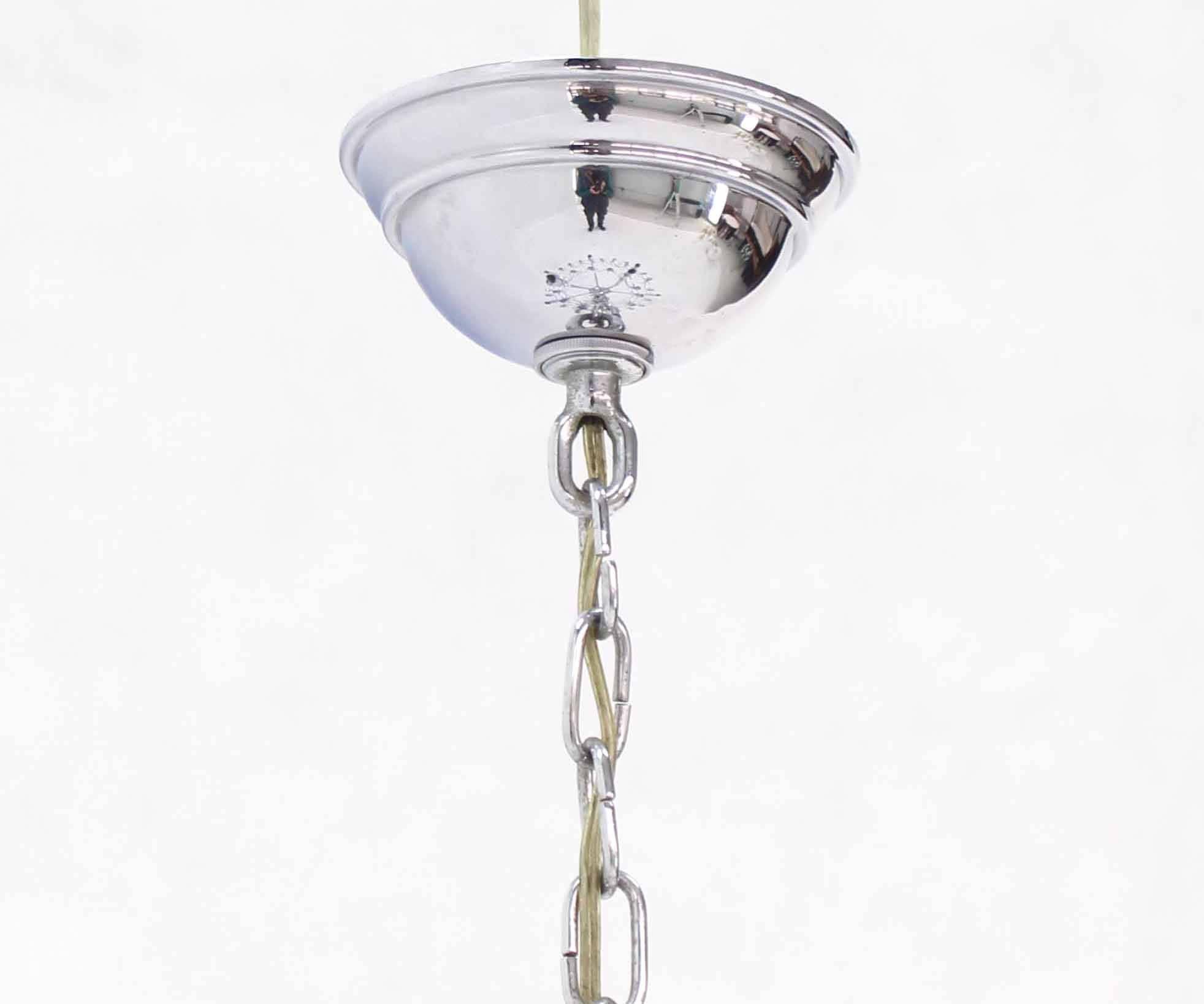 Mid-Century Modern Light Fixture Chandelier For Sale 5