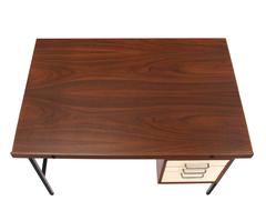 Table à dessin de bureau en noyer à plateau supérieur relevable