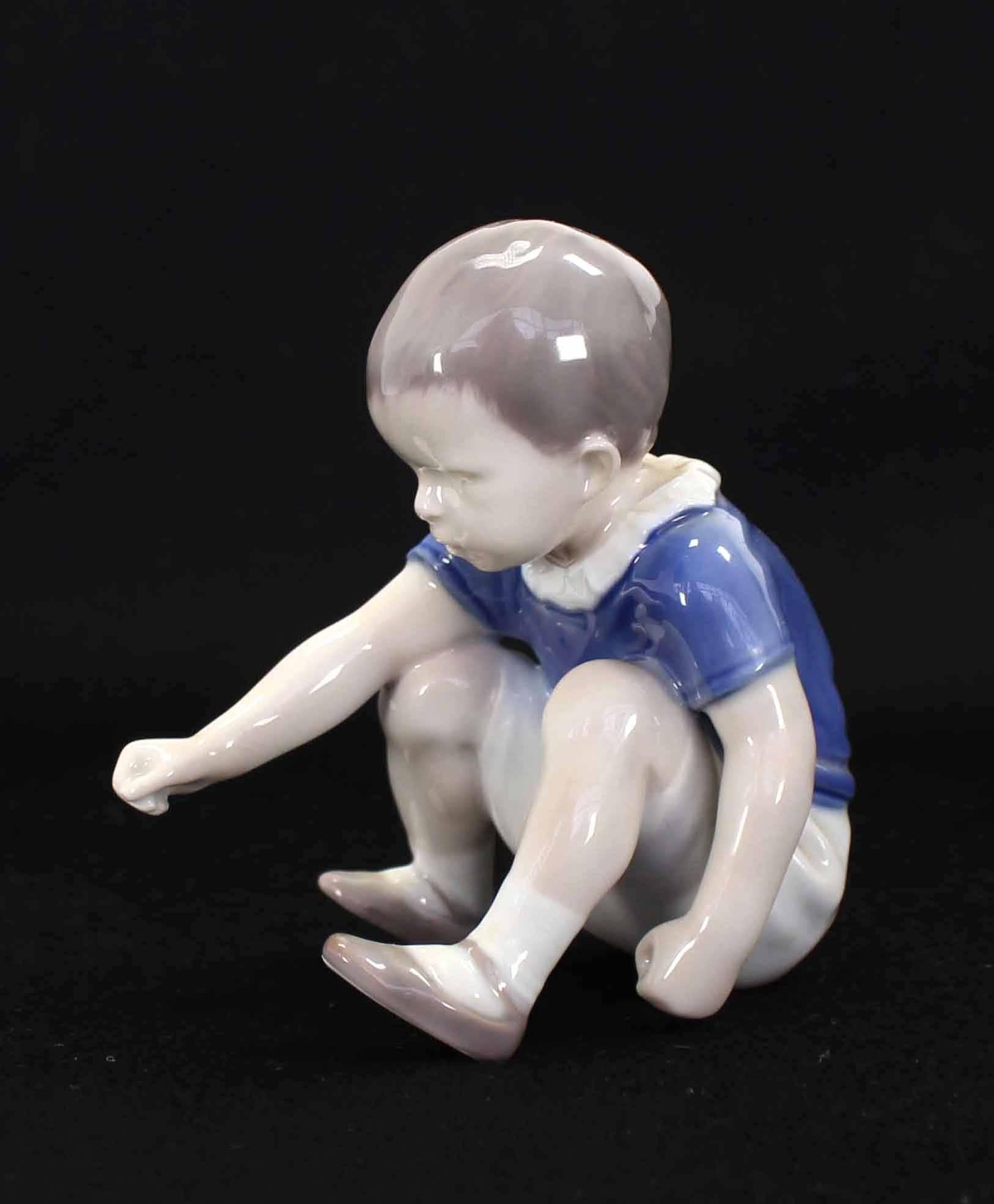 American Set of Three Royal Copenhagen Porcelain Figurines 