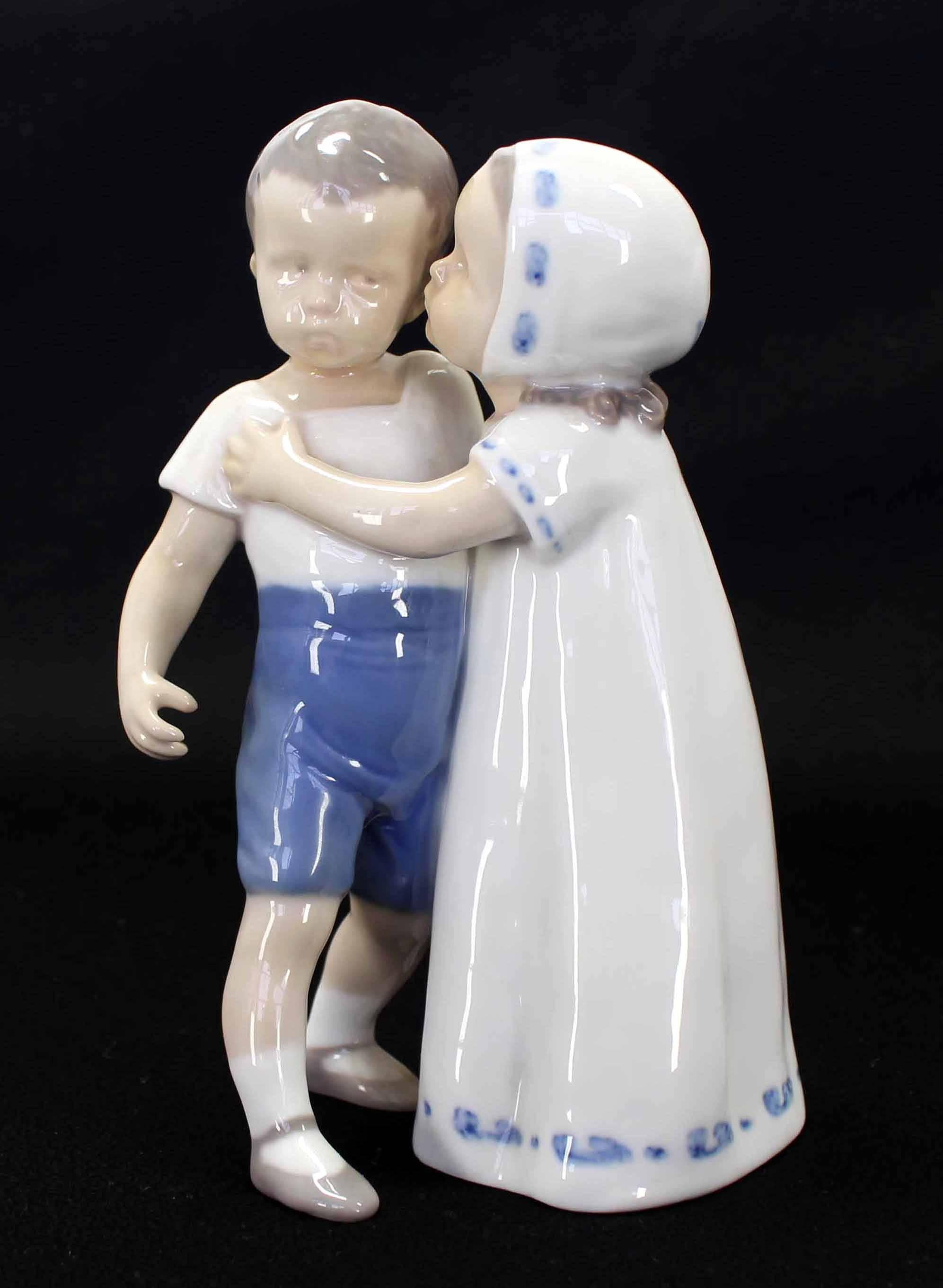 royal copenhagen figurines boy and girl