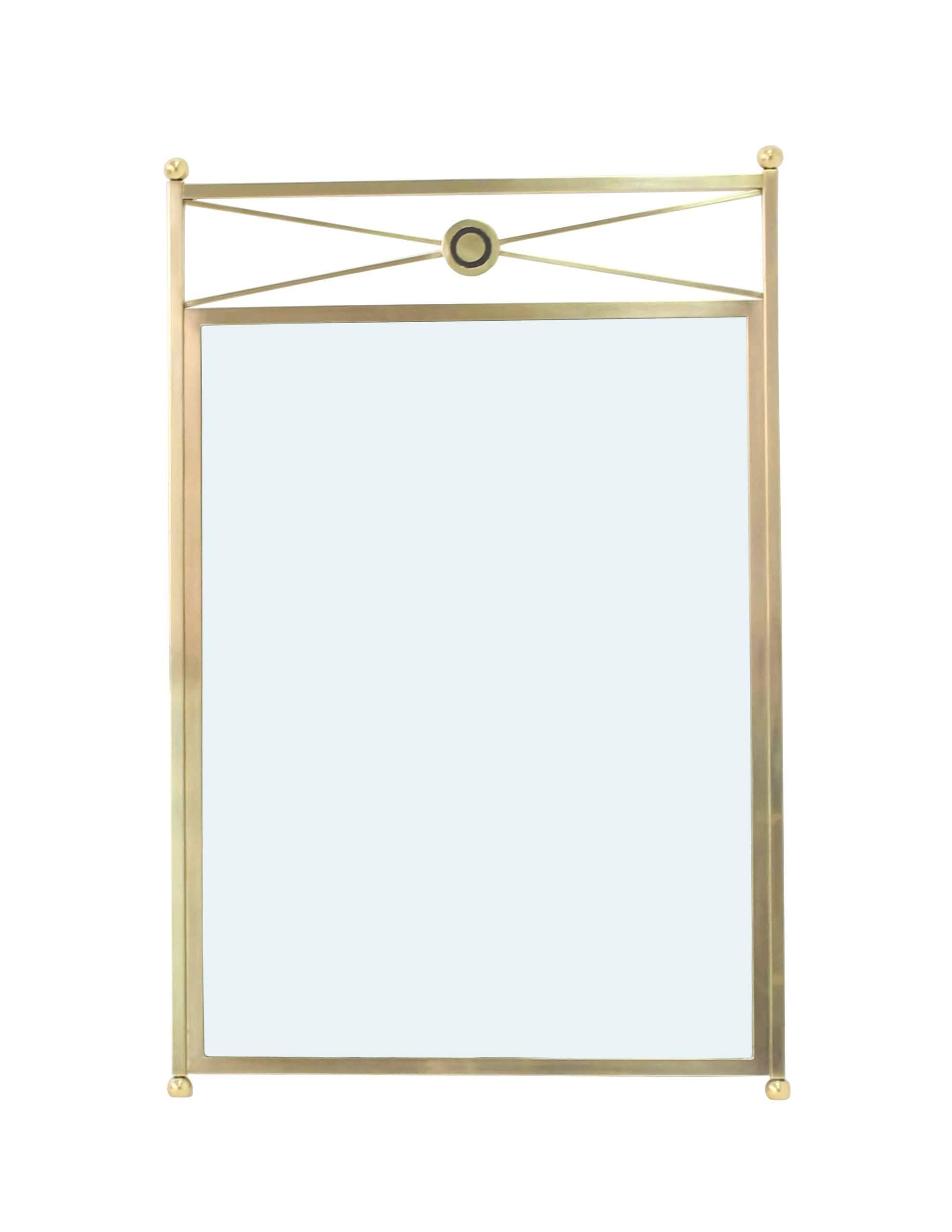 Solid Brass Frame Mirror 1
