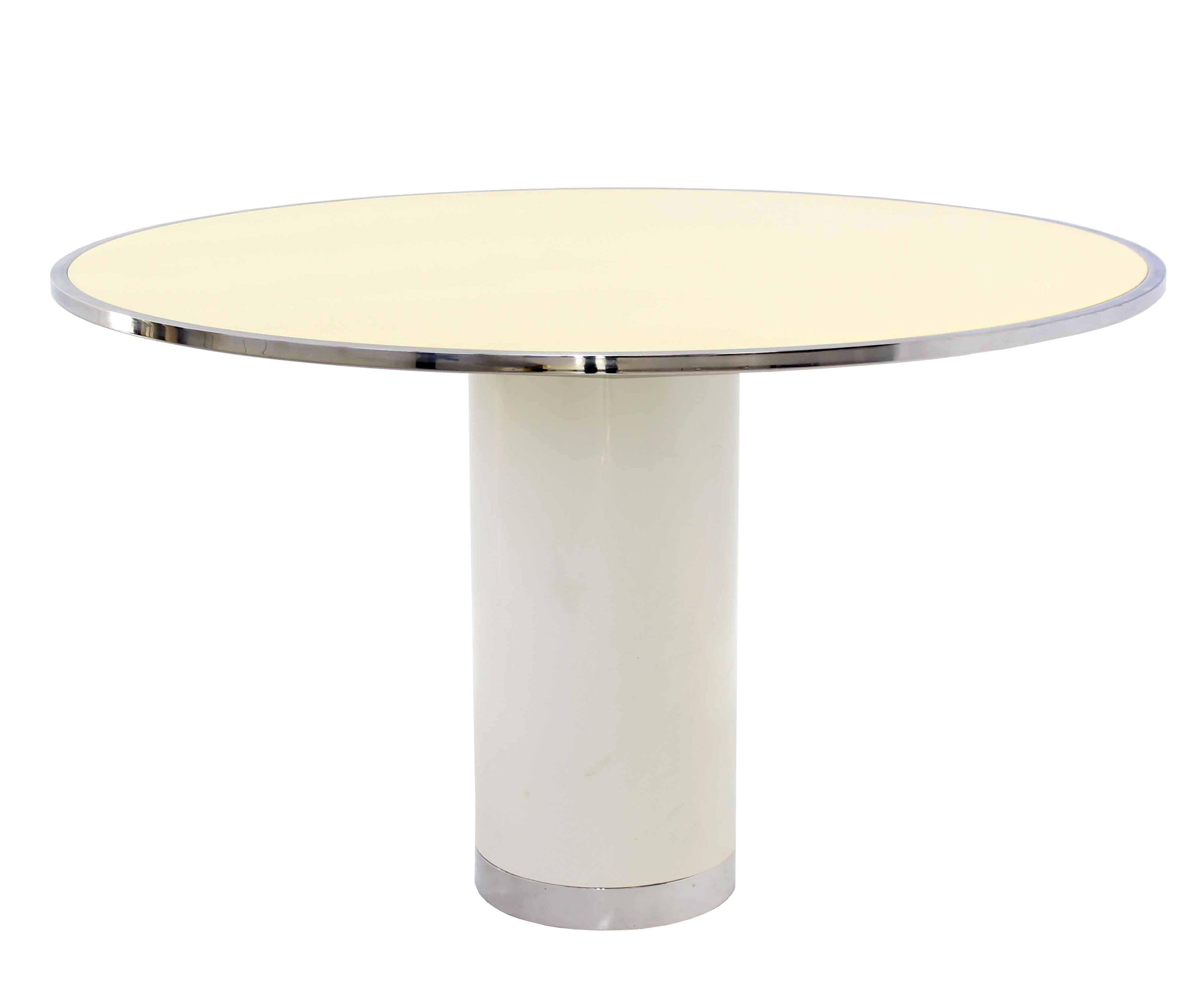cylinder pedestal table