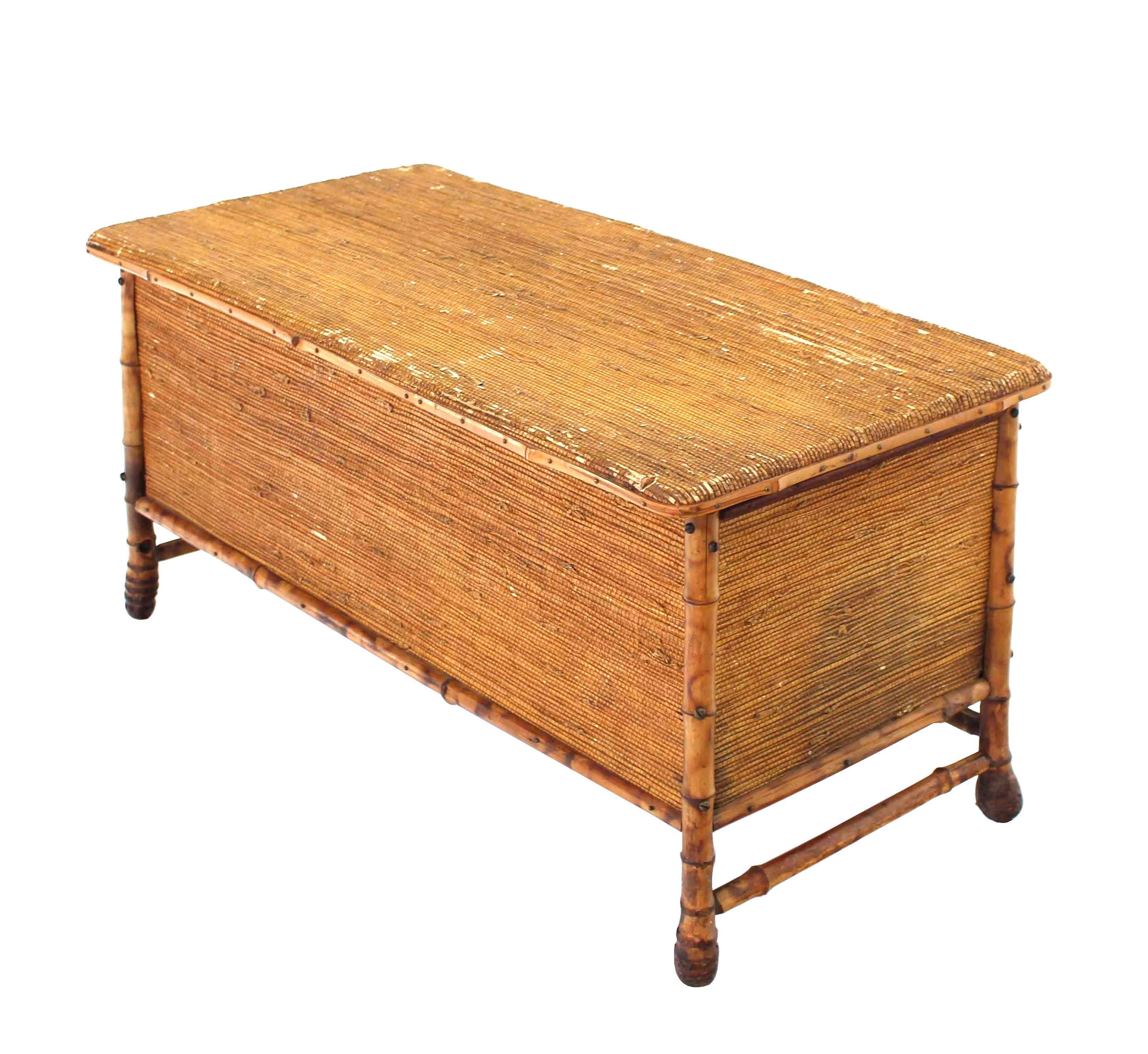 Burnt Bamboo Hope Chest 3