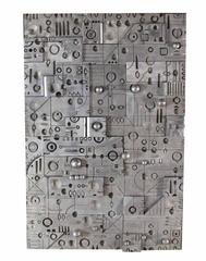 Large Wall Panel Cast Metal Vivid Details Puzzle Secret Door