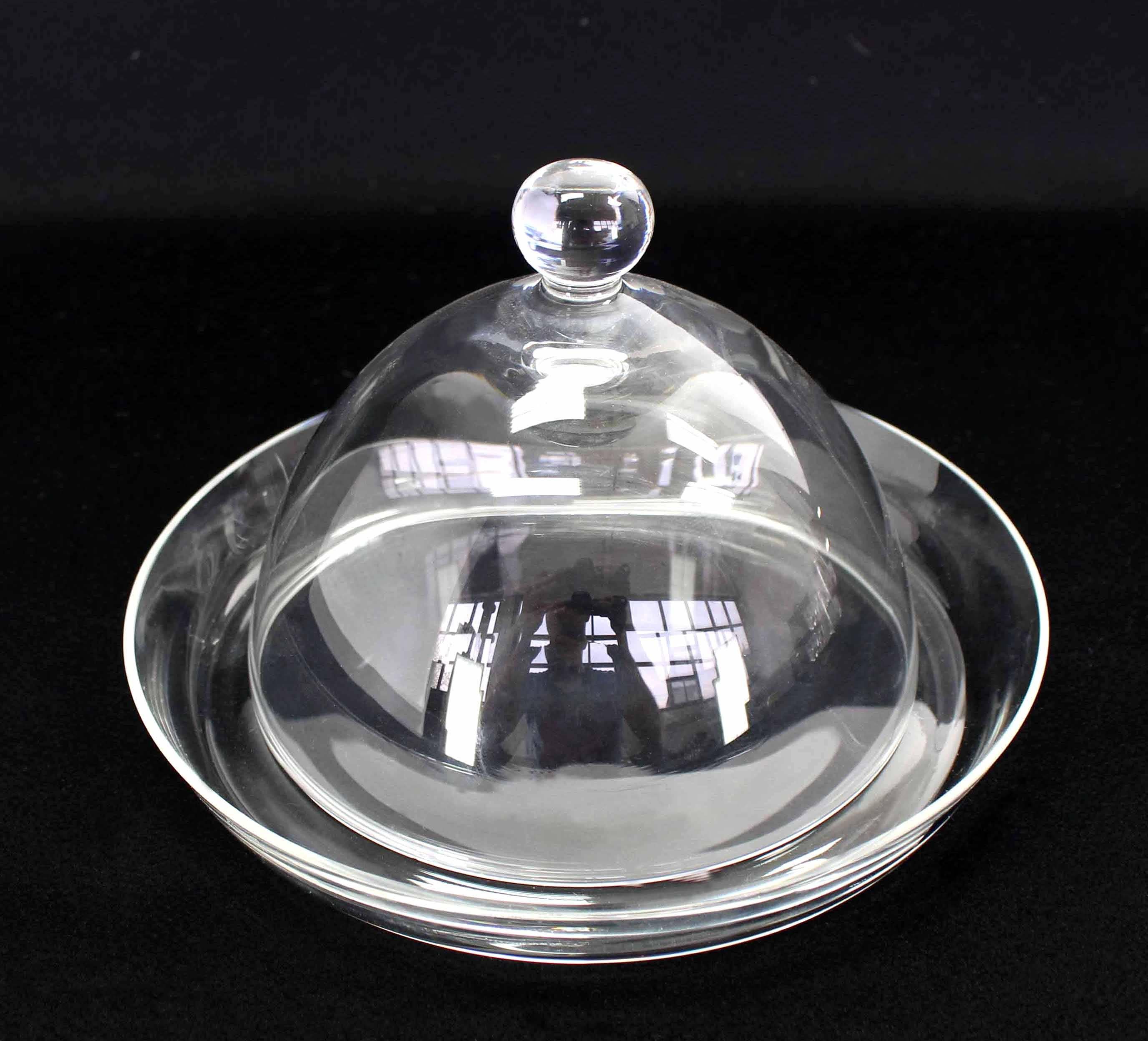 waterford crystal butter dish