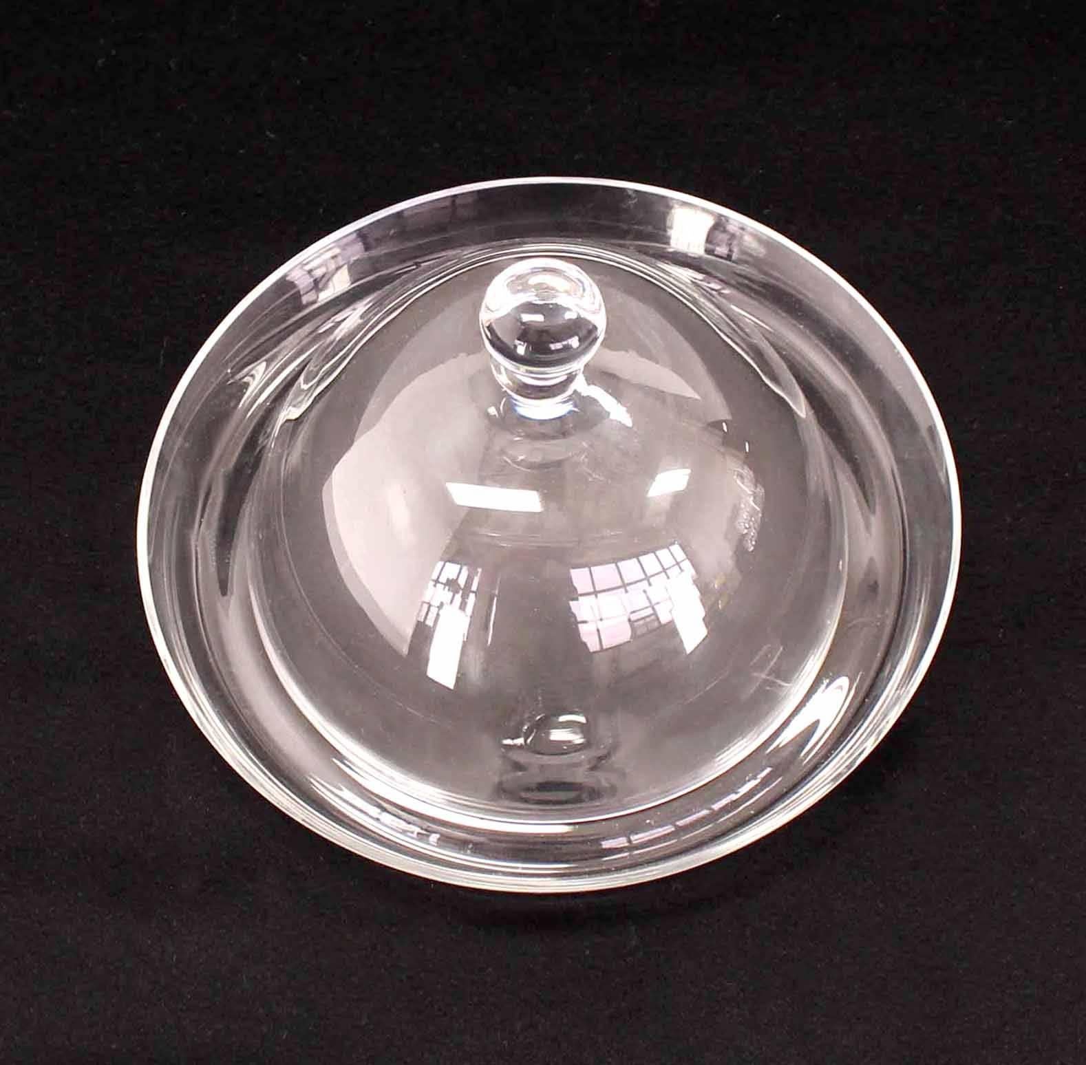 American Nice Crystal Waterford Dome Shape Butter Dish