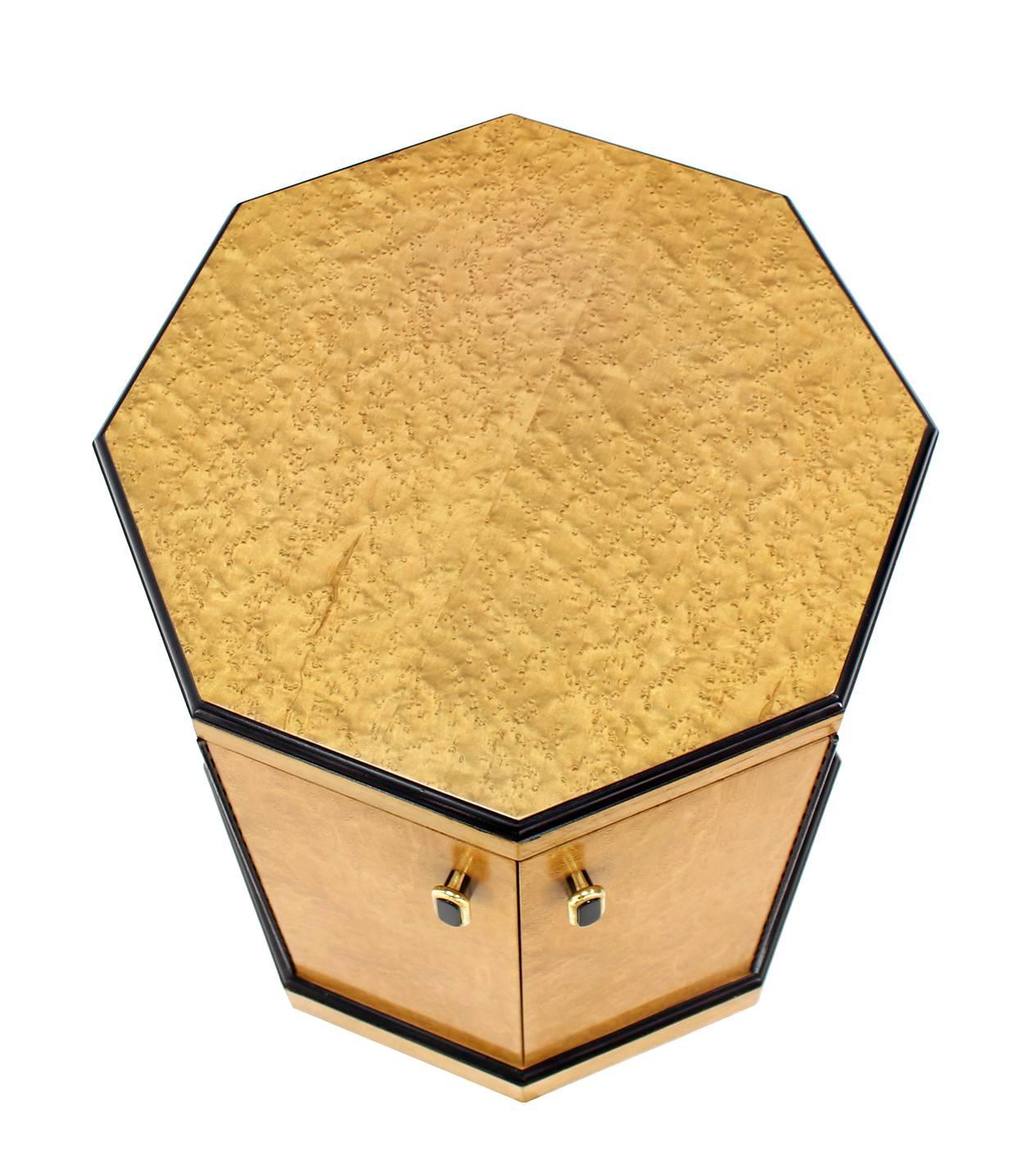 birdseye maple side table