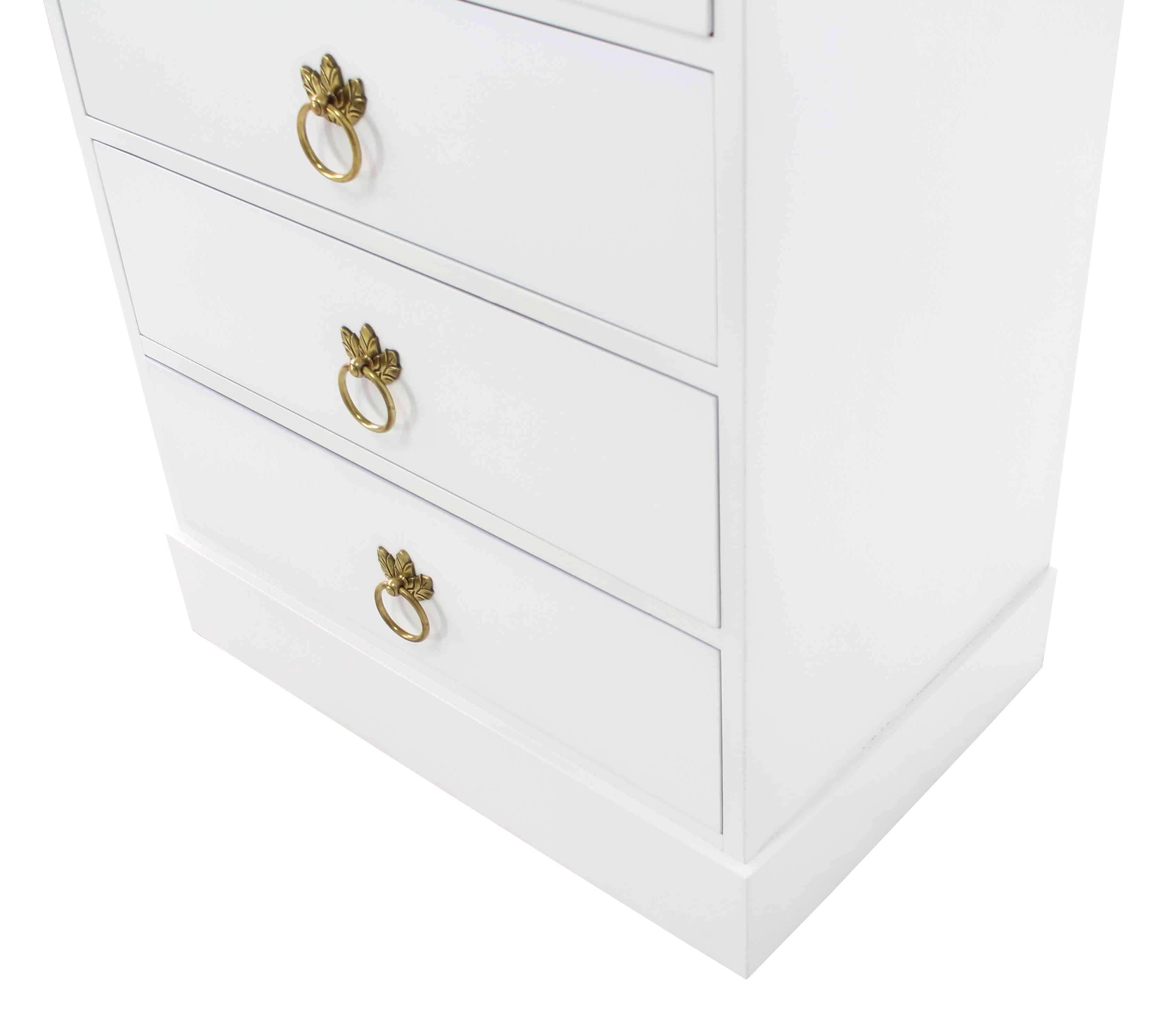 Tall Seven Drawer Lingerie Chest by Grosfeld House In Excellent Condition In Rockaway, NJ