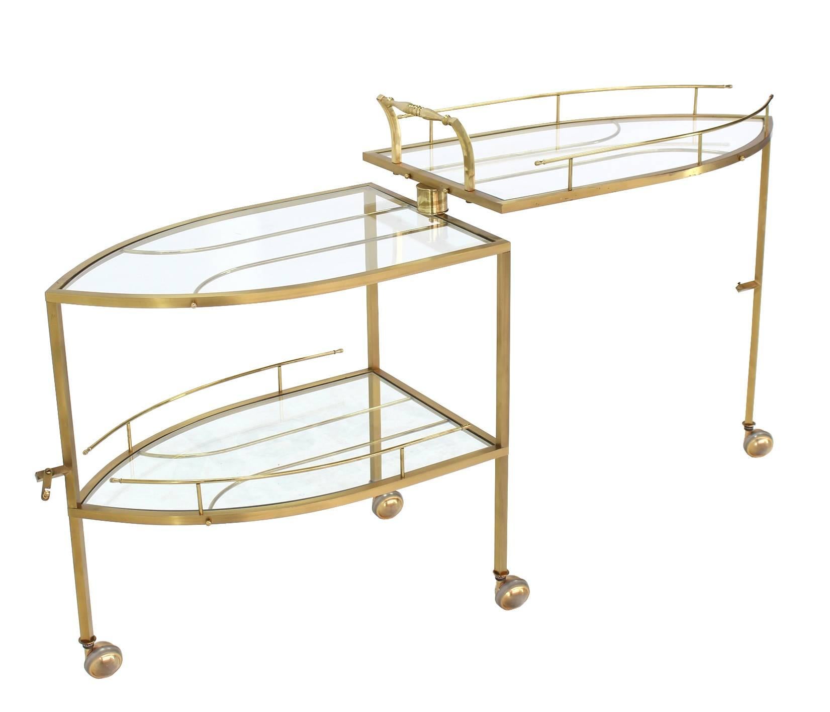 brass tea carts